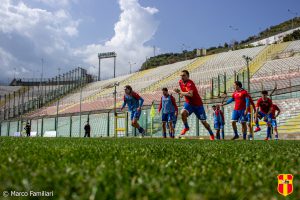 Riscaldamento FC Messina