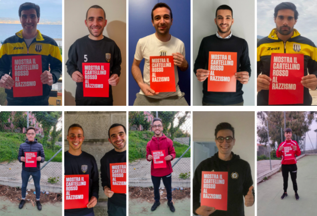 La Nuovo Peloro orgoglio messinese con il progetto “Show racism the red card”