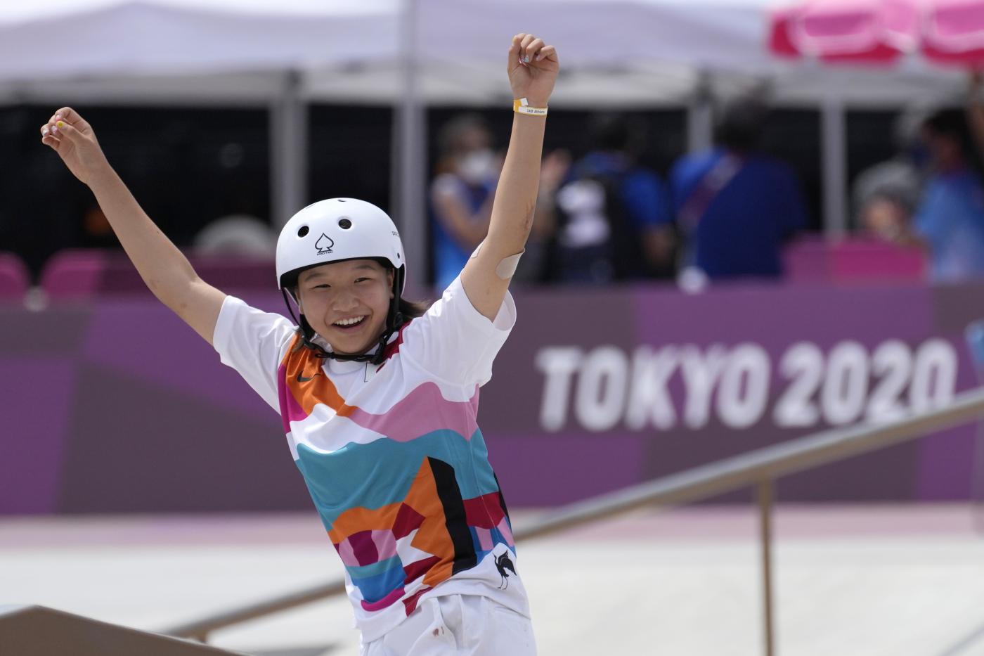 Tokyo 2020, oro a 13 anni per Momiji Nishiya nello skateboard