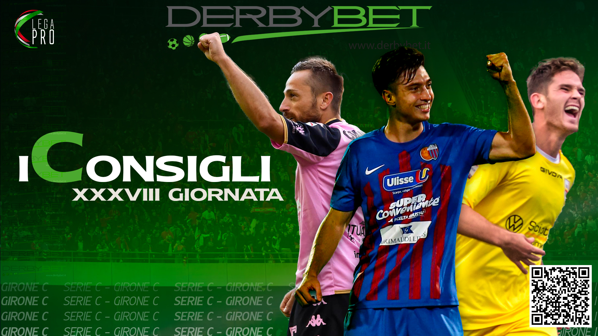 Serie C, 38^ giornata: il Palermo fa visita al Bari, sfida playoff tra Foggia e Avellino