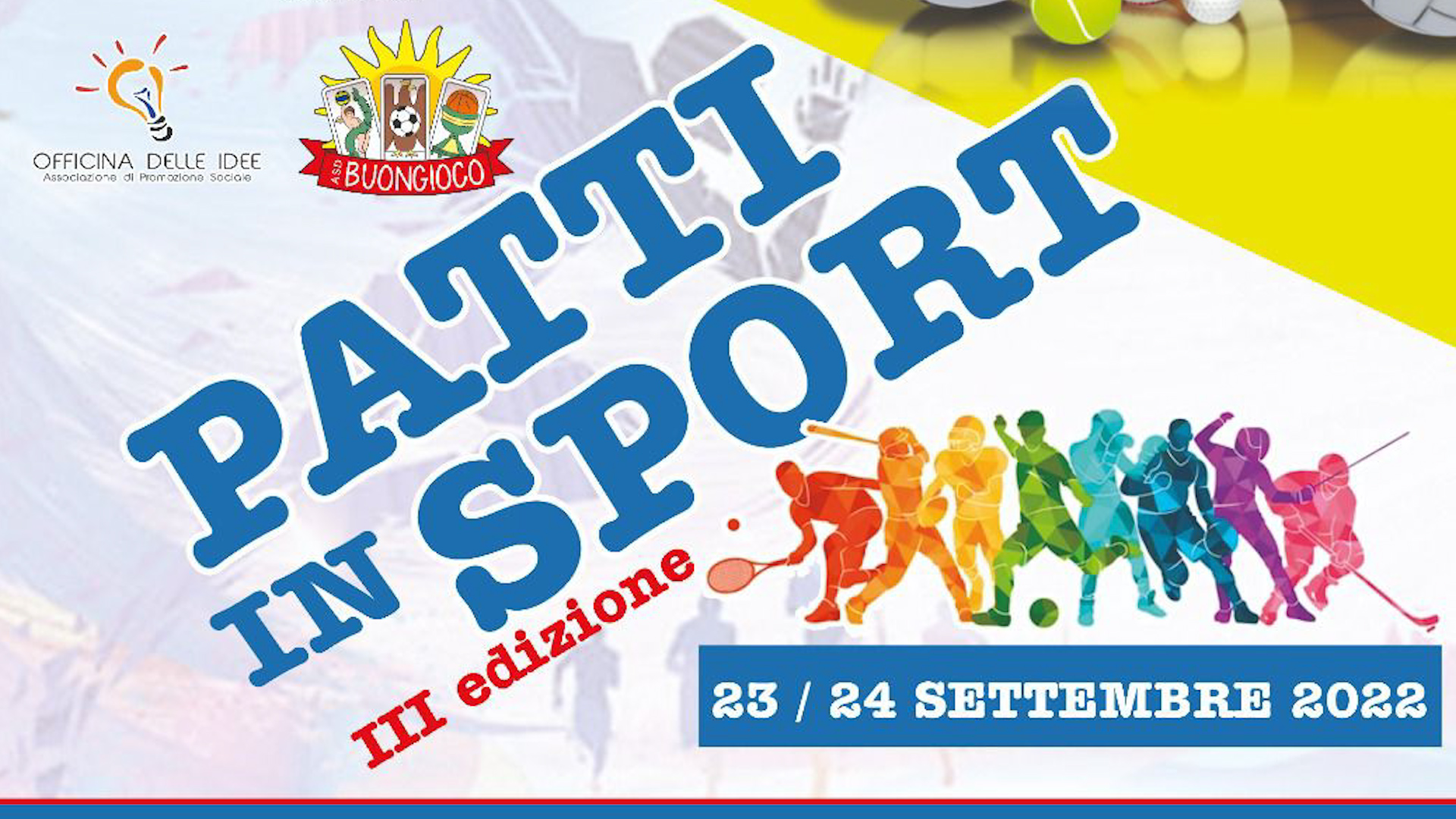 “Patti in Sport”: venerdì 23 e sabato 24 si svolgerà la Terza edizione
