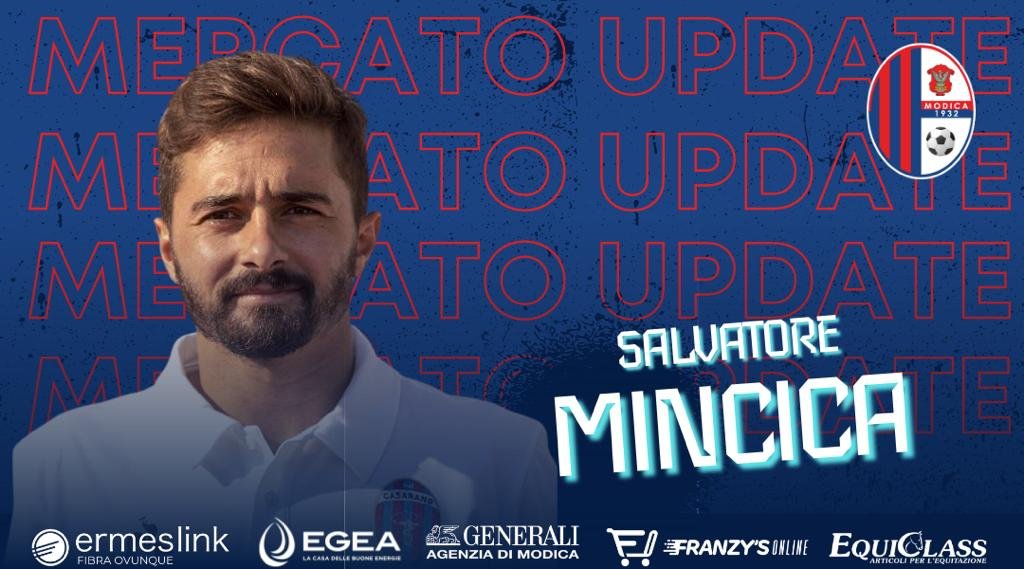 Eccellenza, Modica: firma il trequartista Salvatore Mincica