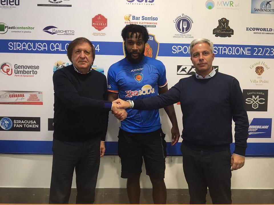 Eccellenza, Siracusa: tesserato l’attaccante Yoann Axel Arquin