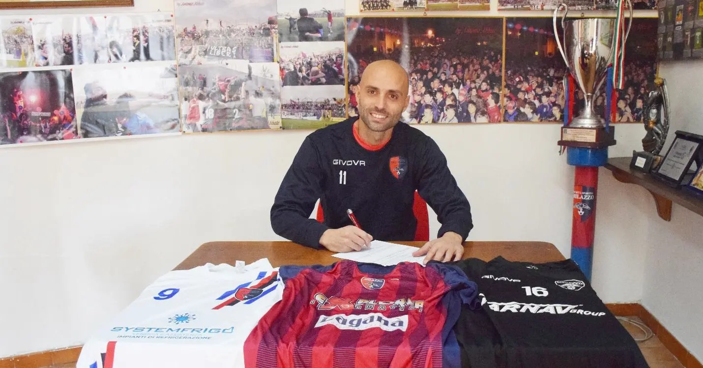 Eccellenza, Milazzo: firma l’attaccante, ex Nuova Igea Virtus, Antonio Isgrò