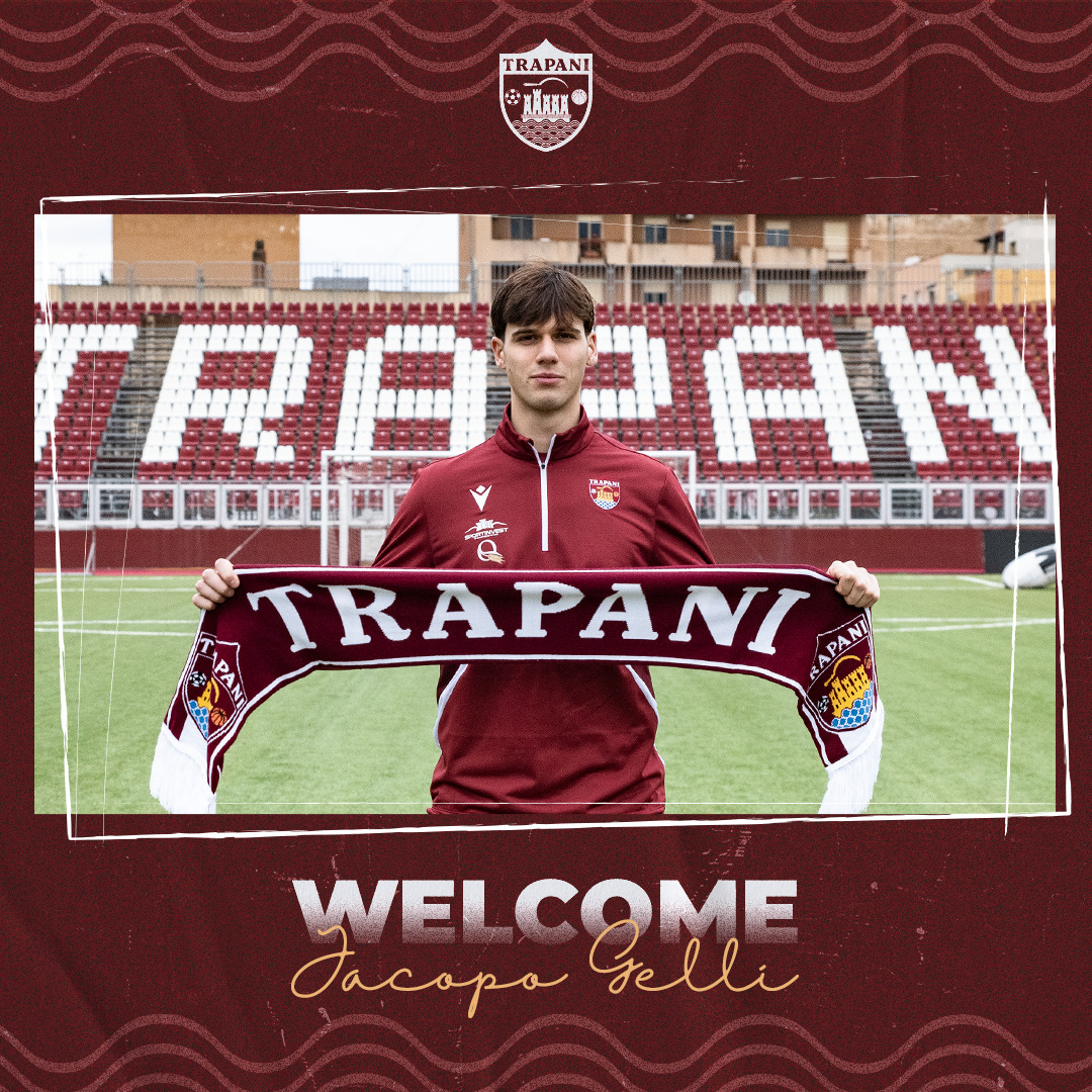Serie D, FC Trapani 1905: tesserato il difensore Jacopo Gelli