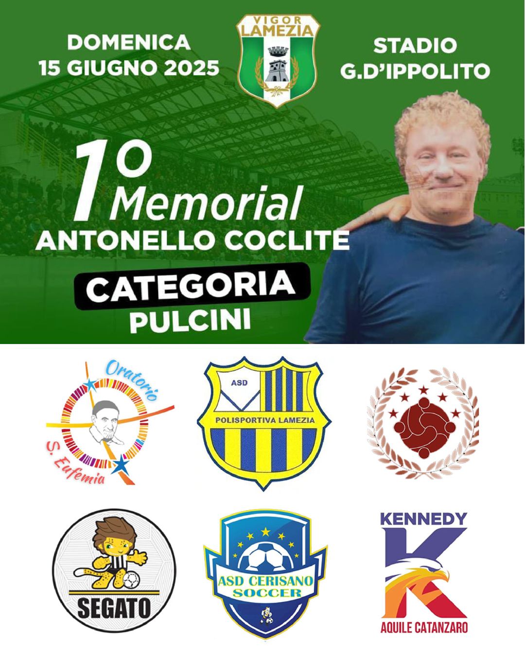 Calabria, primo Memorial Antonello Coclite