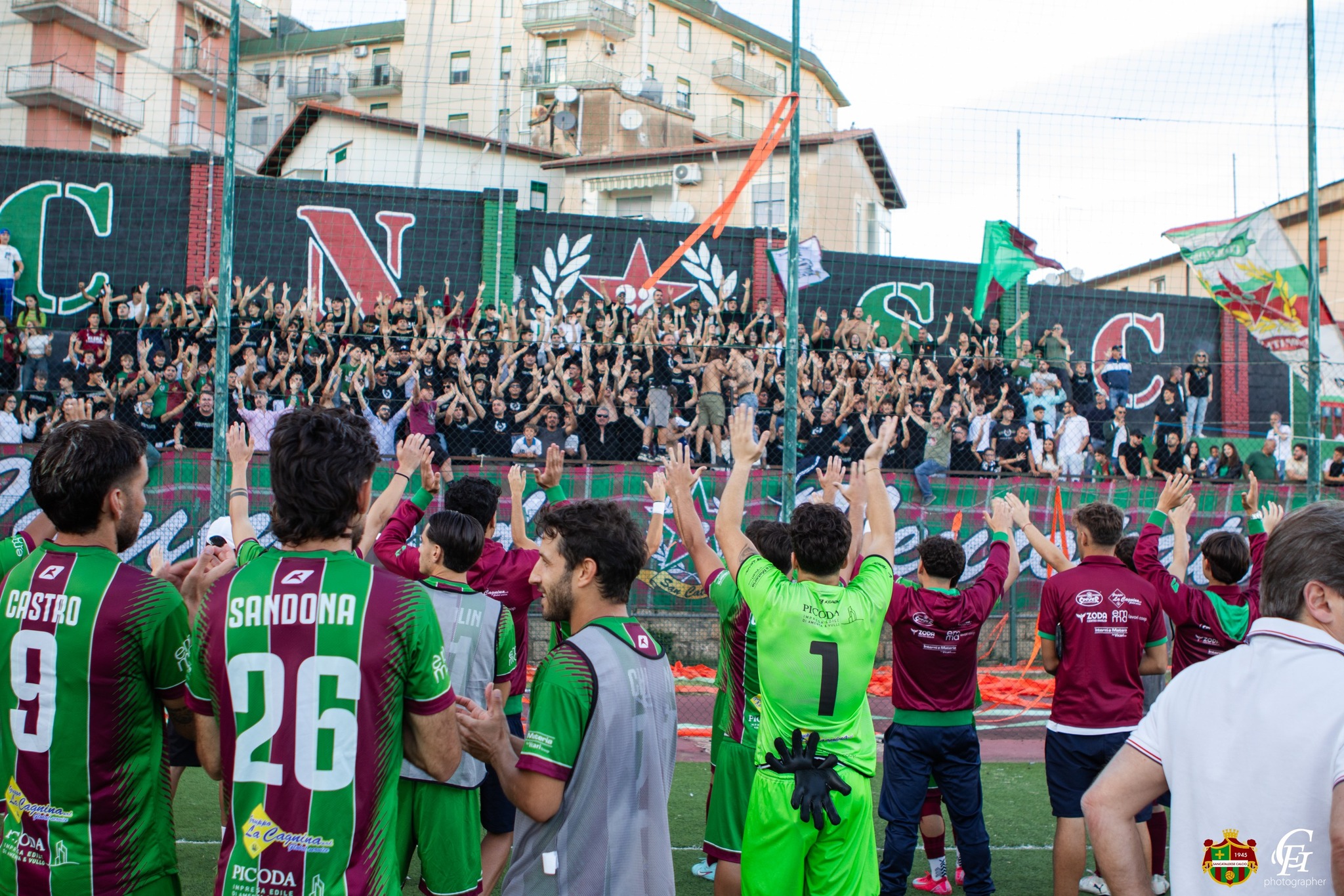 Doppio colpo verdeamaranto: Giannone e Saito alla Sancataldese