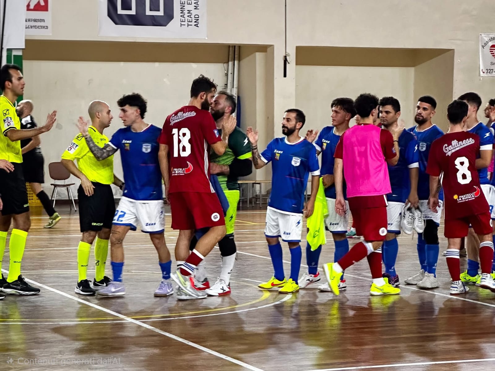Gallinese DL: goleada rossoblu in Serie B Futsal, tris in Prima Categoria, travolgente U19