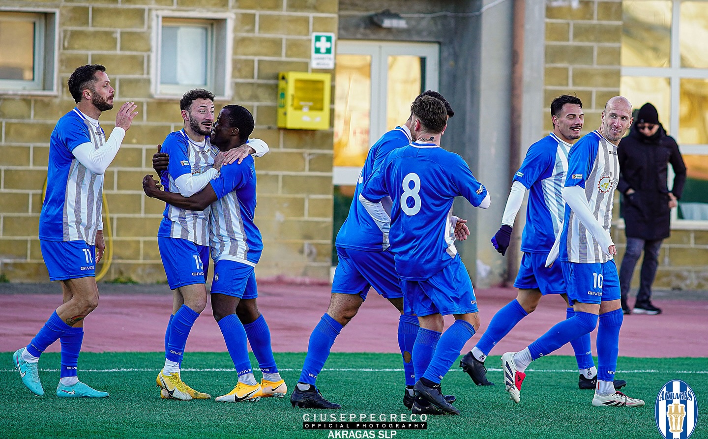 Akragas show ad Aragona: pokerissimo al Canicattini