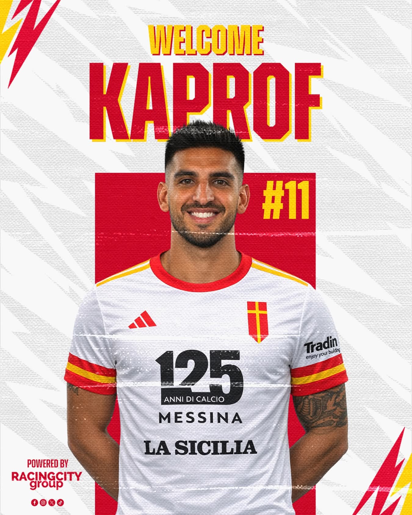 Messina: ufficiali gli arrivi di Kaprof, Zerbo e Bonofiglio