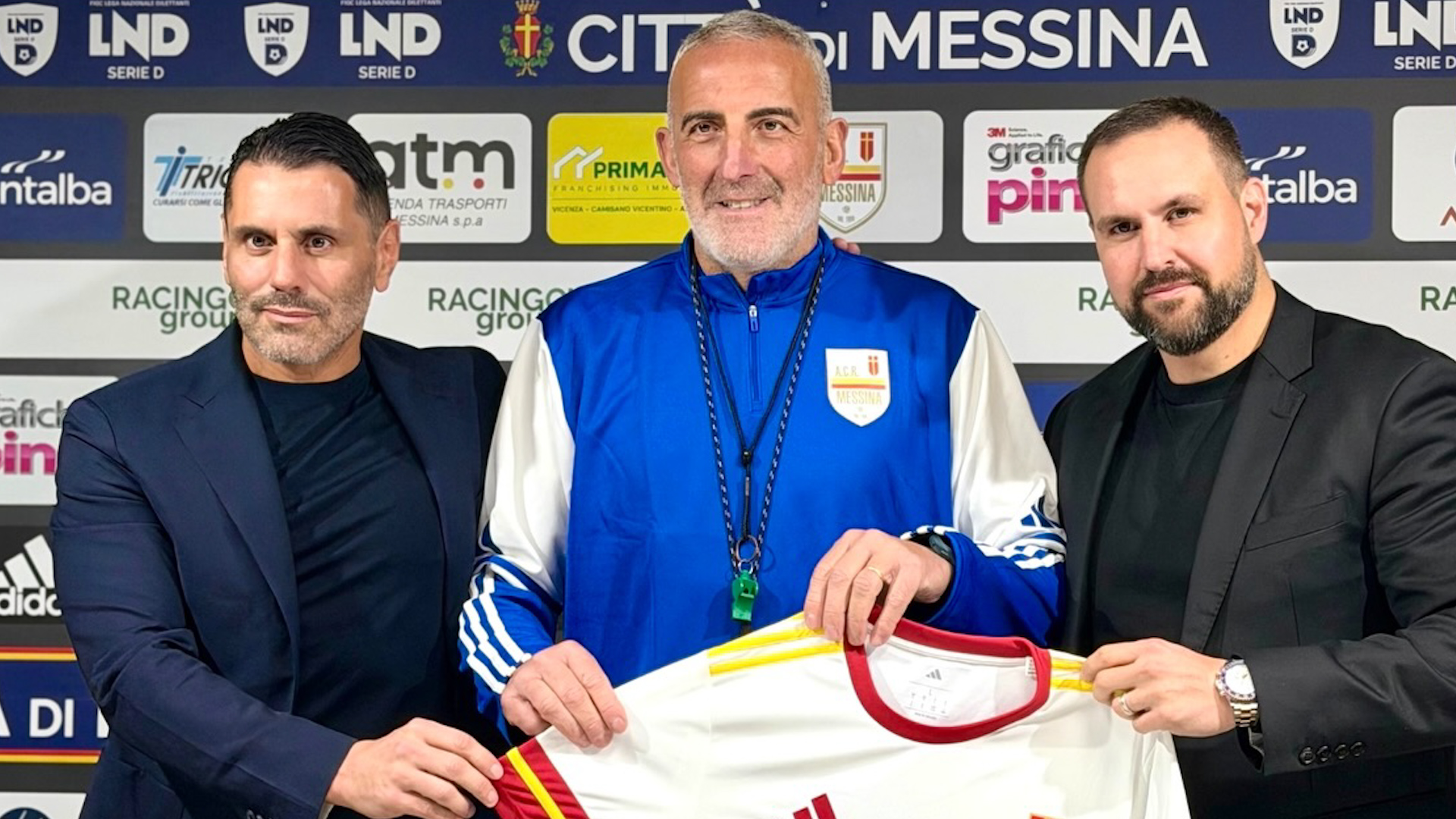 Messina: tre uomini, una panca e un derby da affrontare