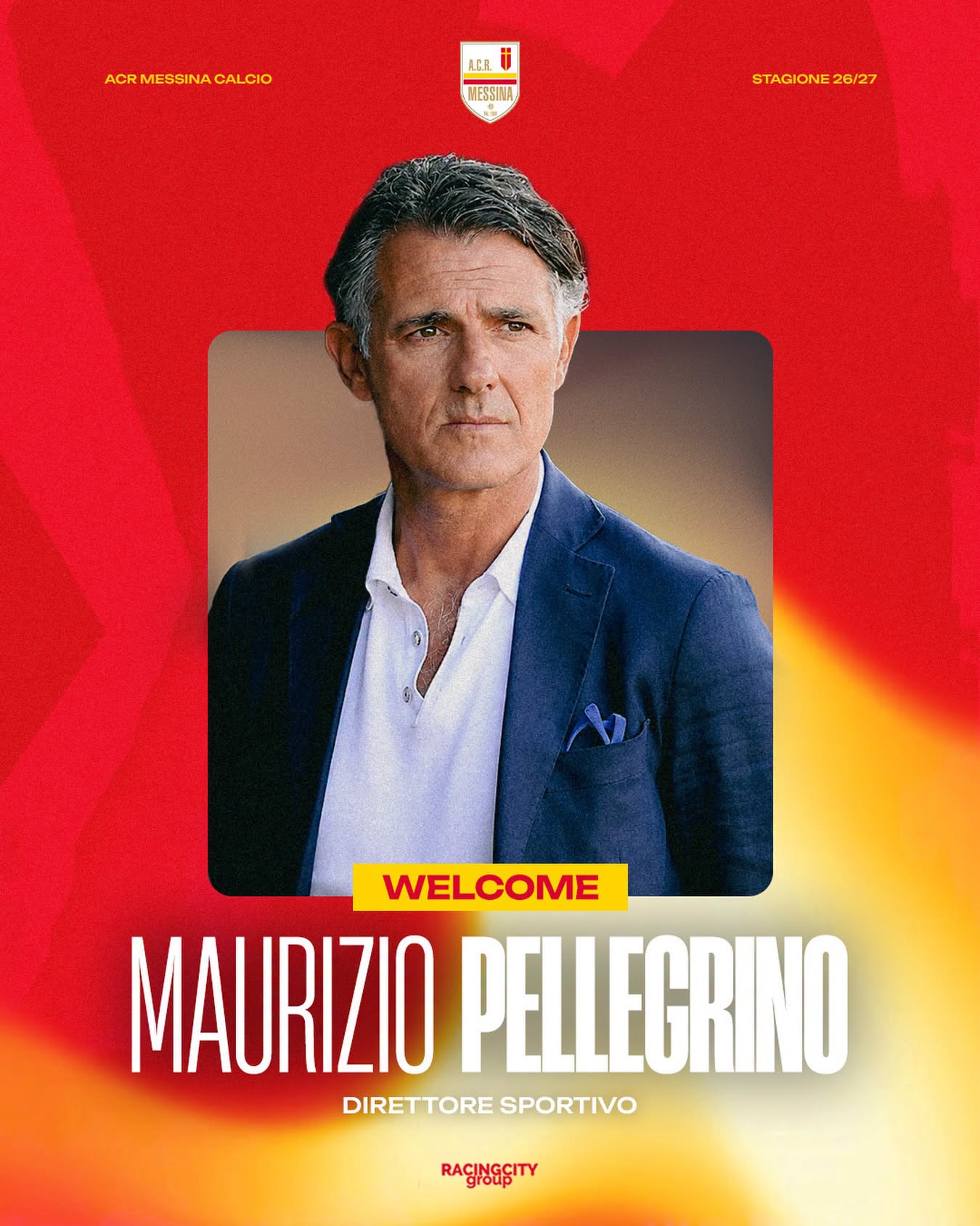 Il Messina si affida a Maurizio Pellegrino per il ruolo di direttore sportivo
